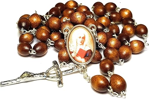 Relic Rosary 3 clase de Catalina de Siena patrona de enfermeras contra el fuego enfermos corporales diócesis de Allentown Pennsylvania Estados