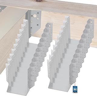 KOTARBAU® 25er Set Balkenschuh Holzbalkenverbinder Balkenverbinder für Baukonstruktion außenliegend Verbinder Typ A 140 mm