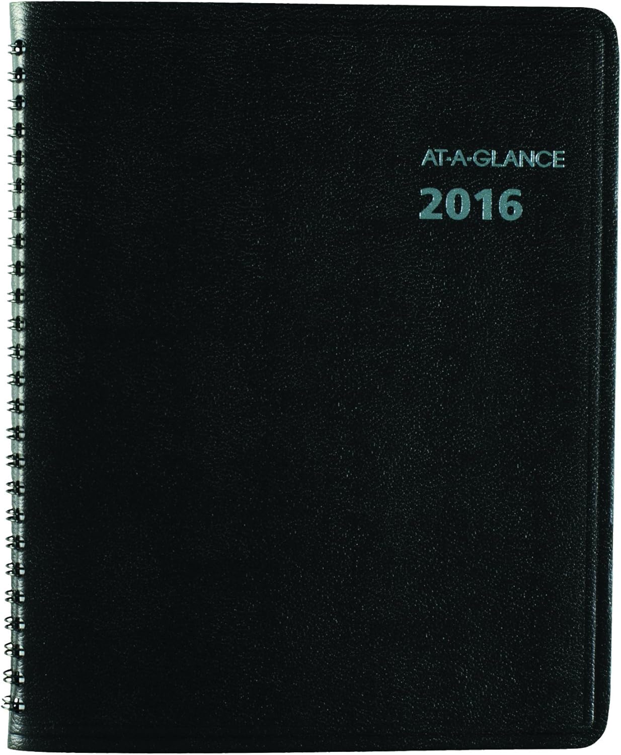 AT-A-GLANCE 760805 QuickNotes Monthly Planner, 6 7/8 x 8 3/4, Black, 2016