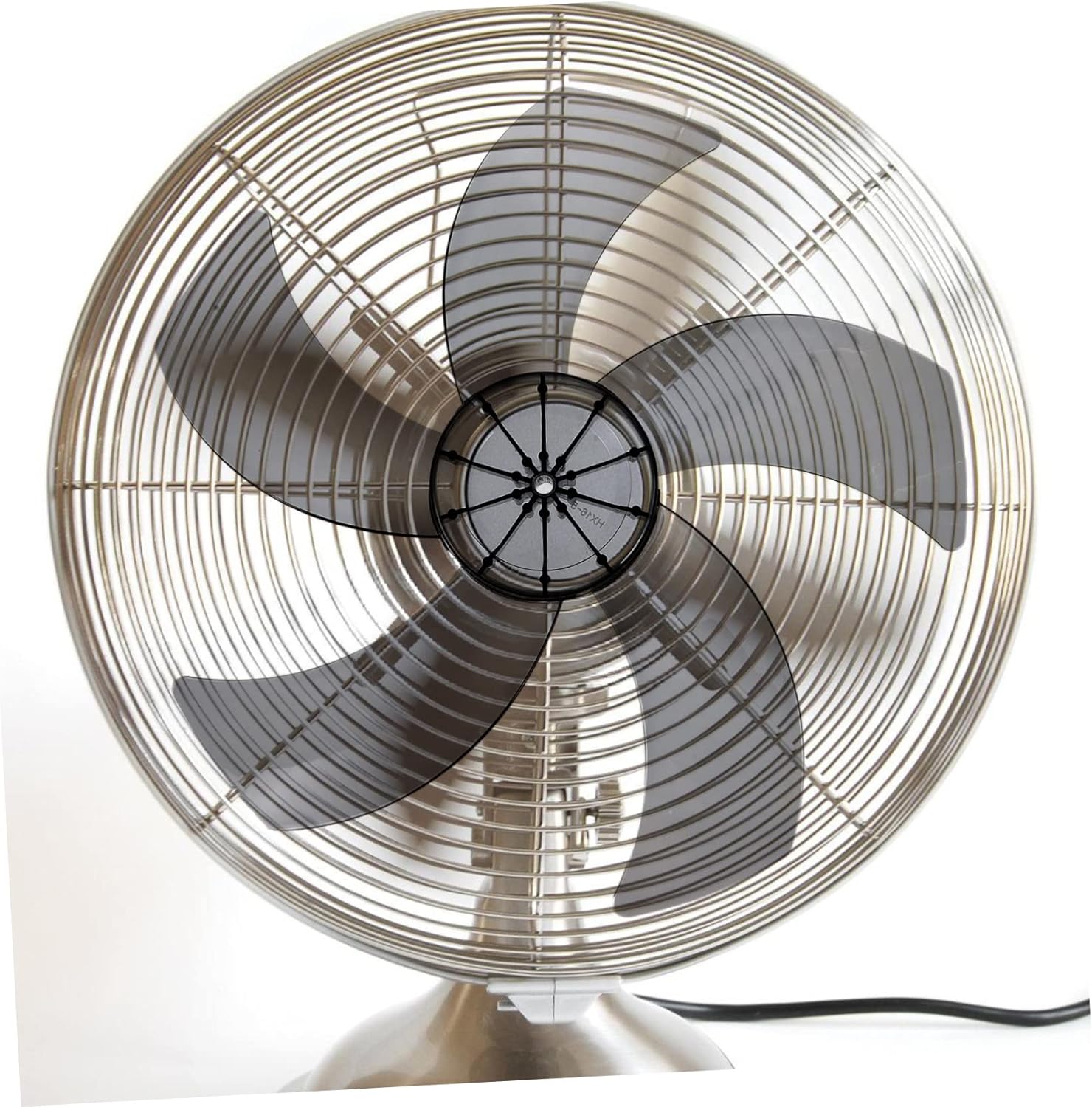 2pcs Plastic Fan Replacement Table Fan Blades Leaves Design Easy to Install Plastic Material Compatible Models