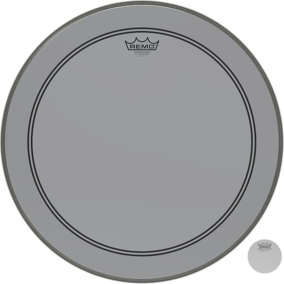 Remo Powerstroke P3 Colortone Pink Bass Drumhead, 18