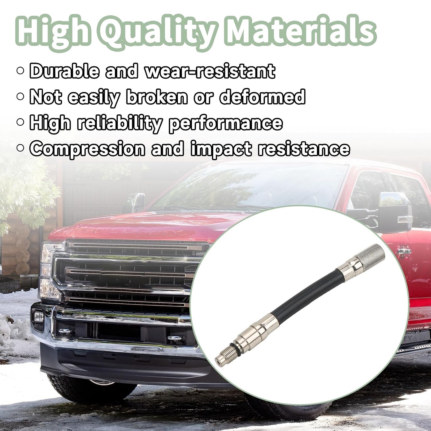 12mm Compression Tester Adapter 5608 for Ford 4.6L 5.4L 6.8L 3-Valve Engines 2008+ Triton Spark Plug Thread Adapter Automotive Engine Compression Test Tool