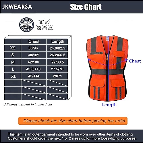 Miniatura 6 de Chaleco de seguridad para mujer, múltiples bolsillos, de alta visibilidad, reflectante, malla transpirable, chaleco de trabajo para dama, cremallera