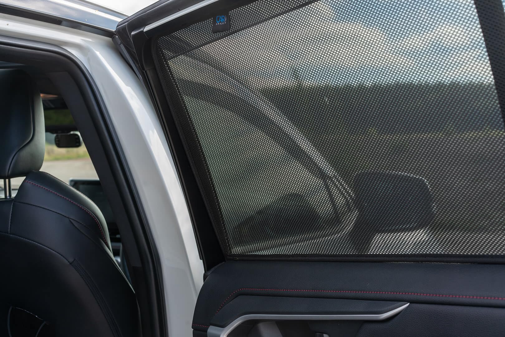CAR SHADES Juego Compatible con Toyota RAV-4 (5th Gen) 2018- (sin cámara de Marcha atrás) (6-Partes) cortinillas Parasol a Medida