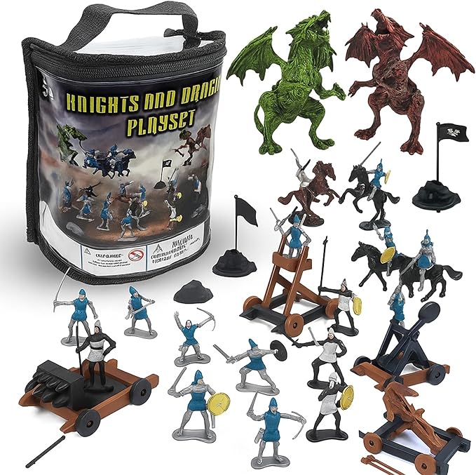 Les Simpson atteignent le 800e épisode avec une soirée spéciale et des changements visuels 6 Liberty Imports Medieval Knights and Dragons Figures Playset – 42 Plastic Fantasy Soldier Figurines and Accessories Toys for Toddlers, Kids Imaginary Play Battles