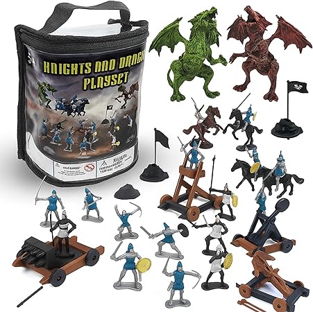 Star Wars: Le Destin de la République Ancienne révélé dans une bande-annonce 6 Liberty Imports Medieval Knights and Dragons Figures Playset – 42 Plastic Fantasy Soldier Figurines and Accessories Toys for Toddlers, Kids Imaginary Play Battles