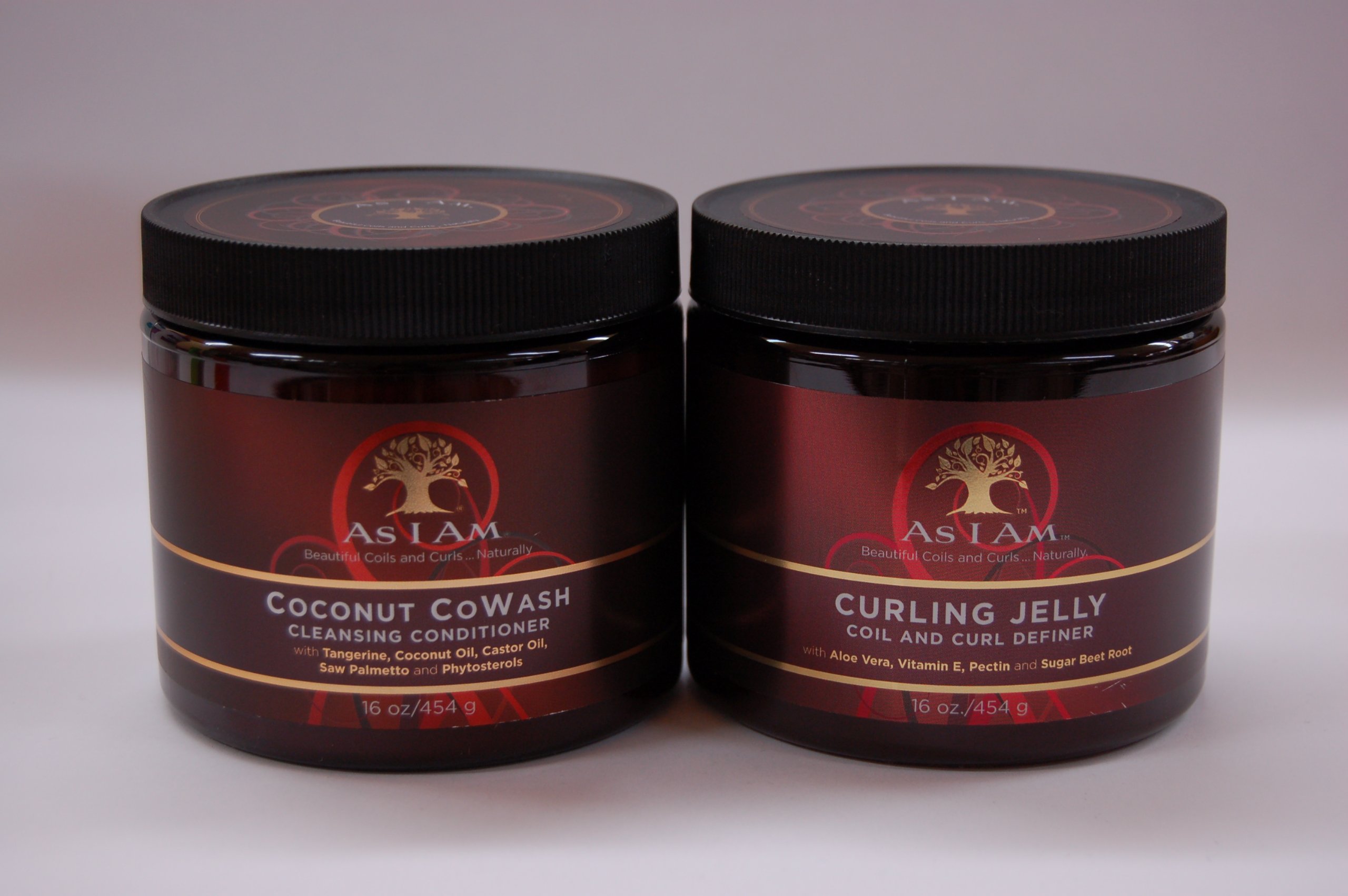 As I Am Curly Hair care set-I (Coconut CoWash 16oz & Curling Jelly 16oz)
