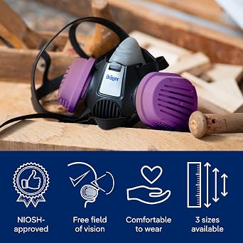 Drager X-plore 3300 Half-Face Respirator Mask | NIOSH-approved