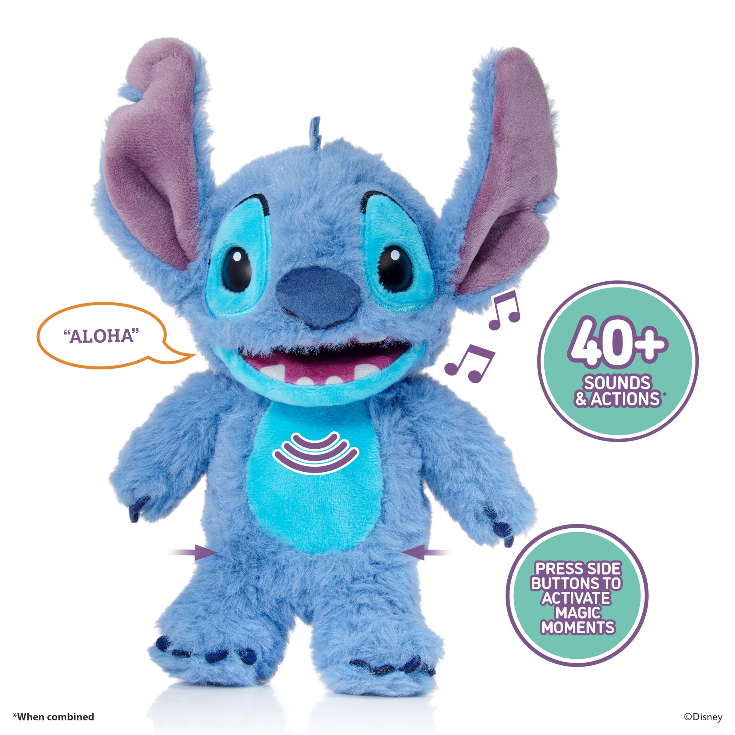 Amazon.com: Wow! Stuff Disney Stitch Palm Puppetronic | 40+ Sounds