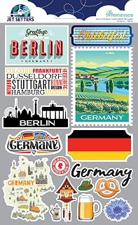 Reminisce Jet Setters 3.0 Dimensional Stickers-Germany