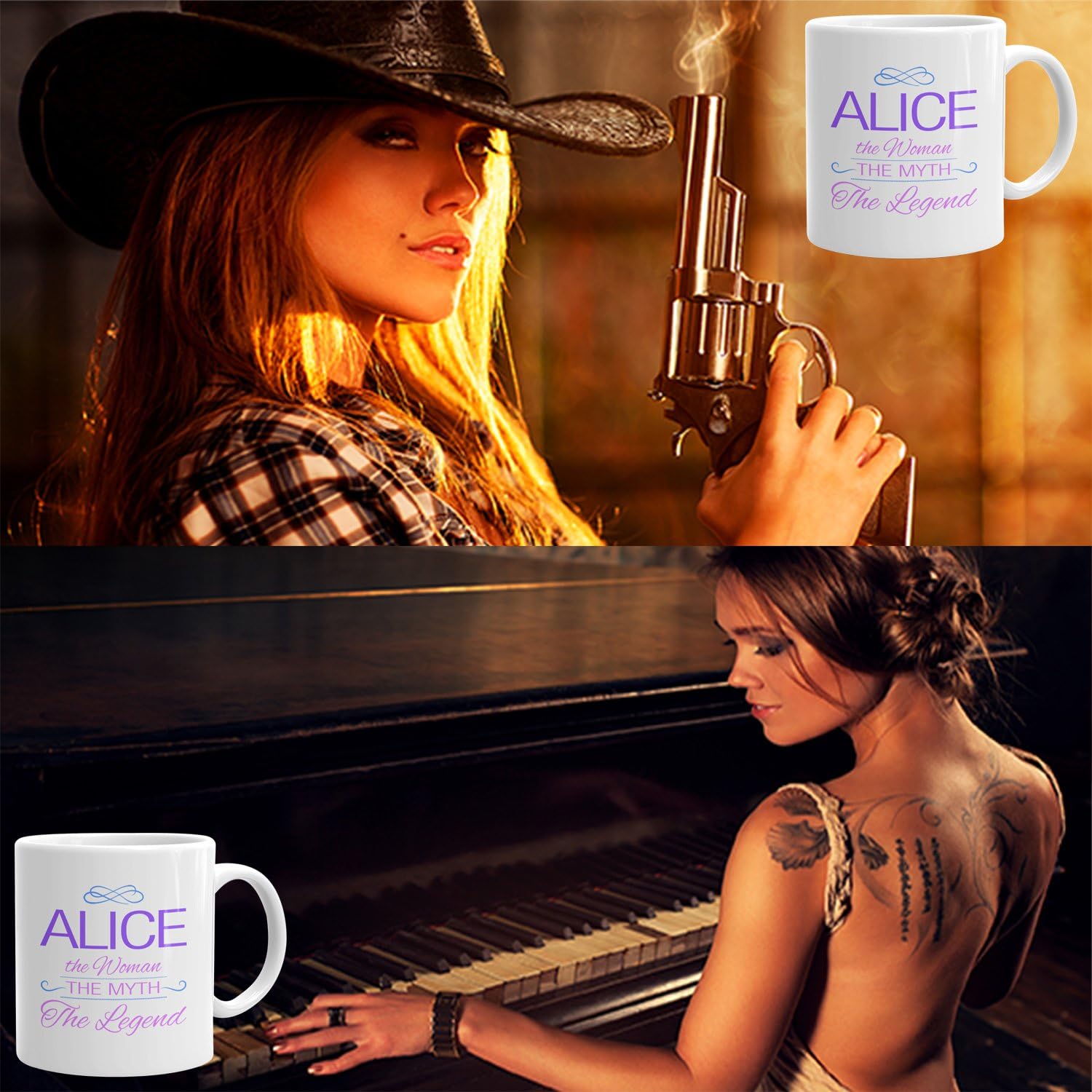 Super Cheap 🛒 Alice Coffee Mug, Personalized Gift, The Woman the Myth The Legend - 11 oz White Mug - Purple Super Big Clearance! Alice Coffee Mug, Personalized Gift, The Woman the Myth The Legend - 11 oz White Mug - Purple
