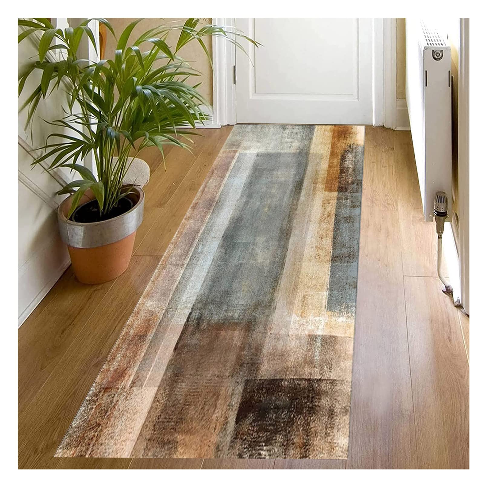 Tapis de salon moderne design et grand tapis lavable antidérapant