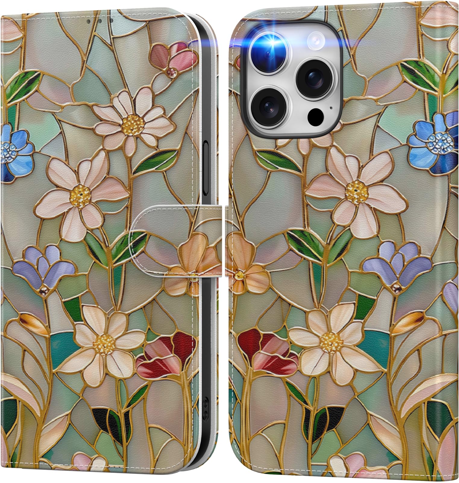 Amazon.com: DEENAKIN for iPhone 15 Pro Max Wallet Case, Card Slots