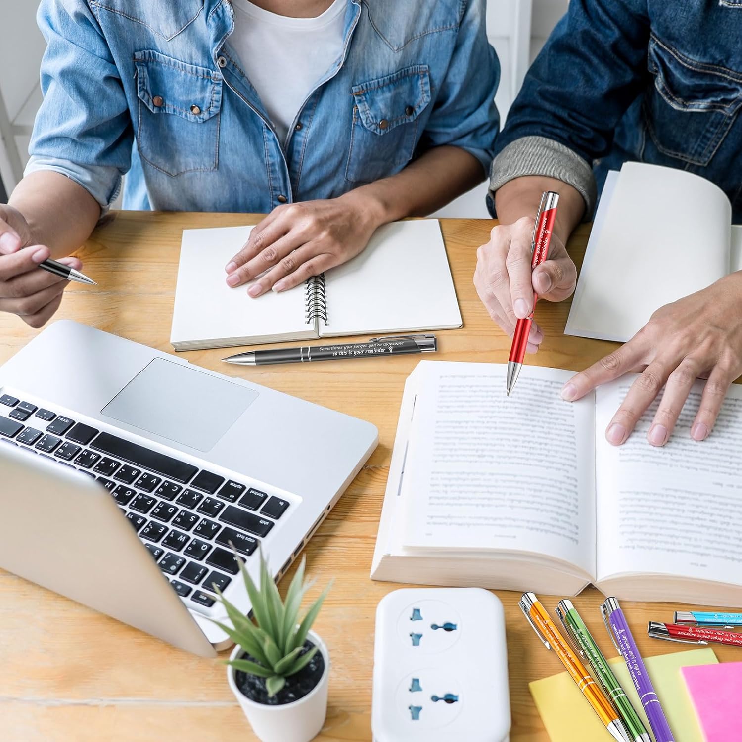 Sherr 100 Pcs Ballpoint Pens Motivational Inspirational Quotes Metal Pen Bulk Employee Appreciation Gifts Encouraging Writing Black Ink for Student Coworker Teacher Office(You're Awesome) - Image 5