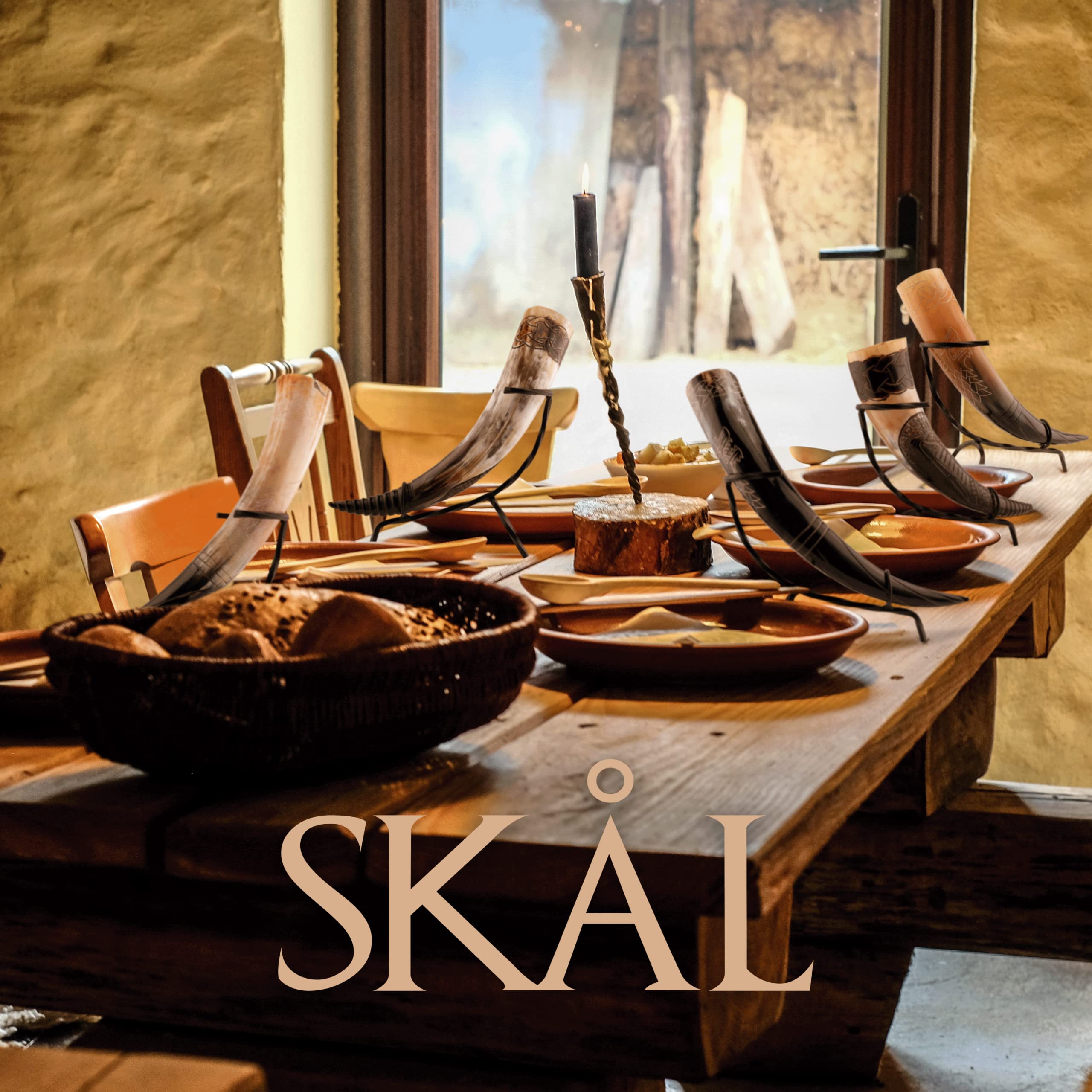 Corne à boire Viking - Grand cadeau pour femme et homme - Cadeau de Noël - Anniversaire - Fête des pères - Cadeau de mariage - Ami - Papa - Maman - Frère - Sœur - Amusant - Partenaire - Opa