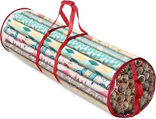 Christmas Wrapping Paper Storage Bag