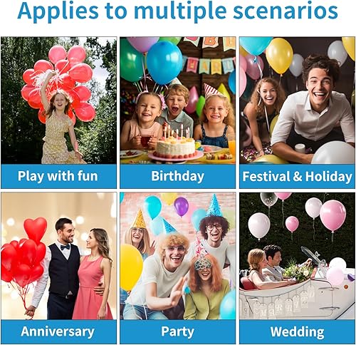 Miniatura 7 de Bomba eléctrica de globos, bomba de aire, inflador portátil, bomba de aire para todos los globos, globo largo rizado de animales, globos de