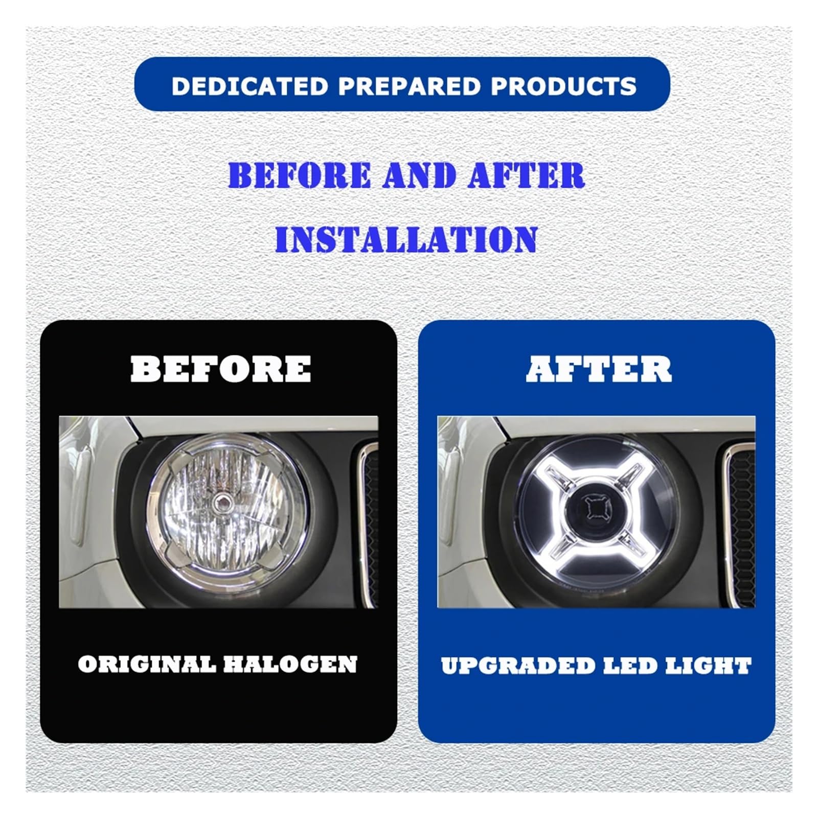 Pasuje do Jeep Rene//gade 15-21 Led DRL reflektor samochodowy montaż sygnału akcesoria samochodowe zmodyfikowana lampa reflektory LED