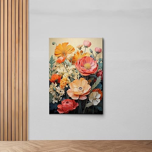 Miniatura 7 de Mid,Century Modern Tropical Banana Leaf, Botanical Flower, Nature and Wilderness Artwork, Mountain Landscape, Retro Art, Wall Decor, Canvas, Art