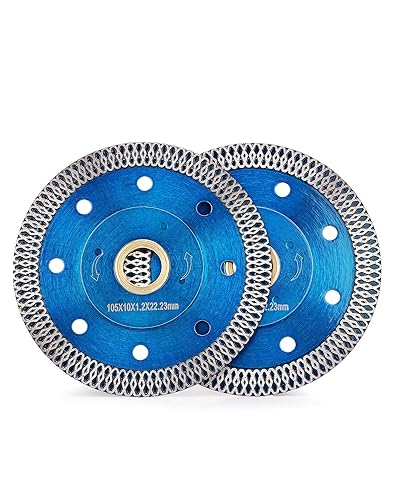 Miniatura 9 de Hoja de corte de porcelana de hoja de azulejos de diamante súper fina de 5 "para cortar azulejos de porcelana de cerámica de mármol de granito