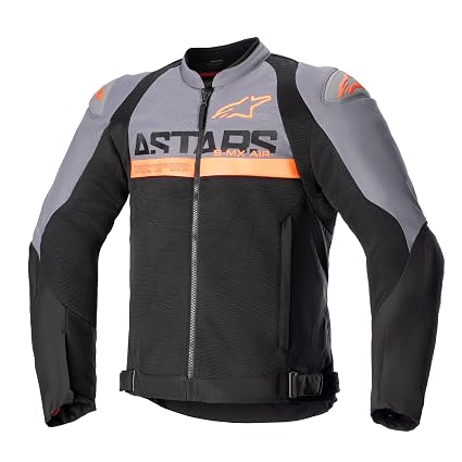 Alpinestars SMX Air Jacket (XXXX-LARGE) (GREY/BLACK/ORANGE