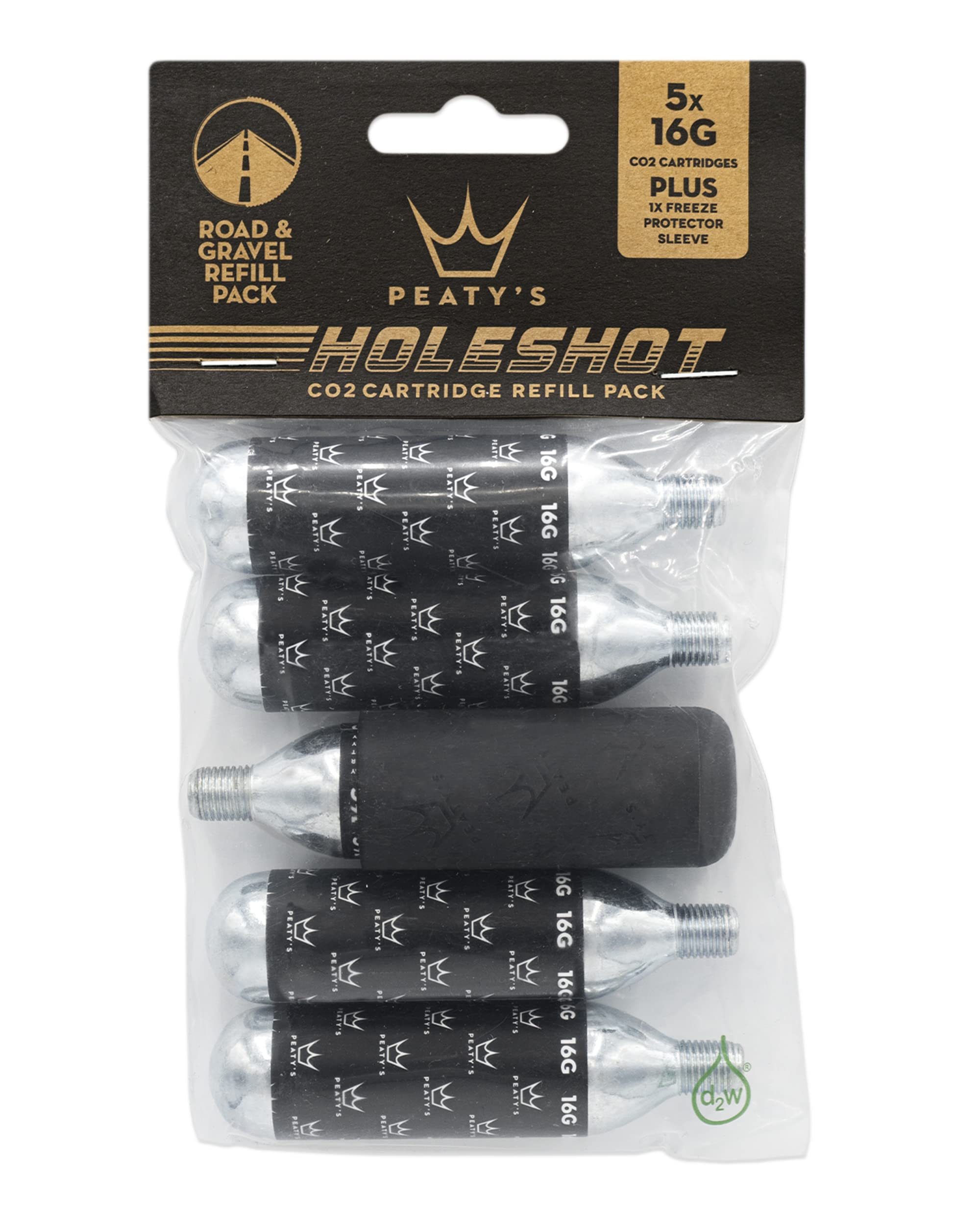 Peaty's Holeshot CO2 Cartridge Refill Pack - Road & Gravel