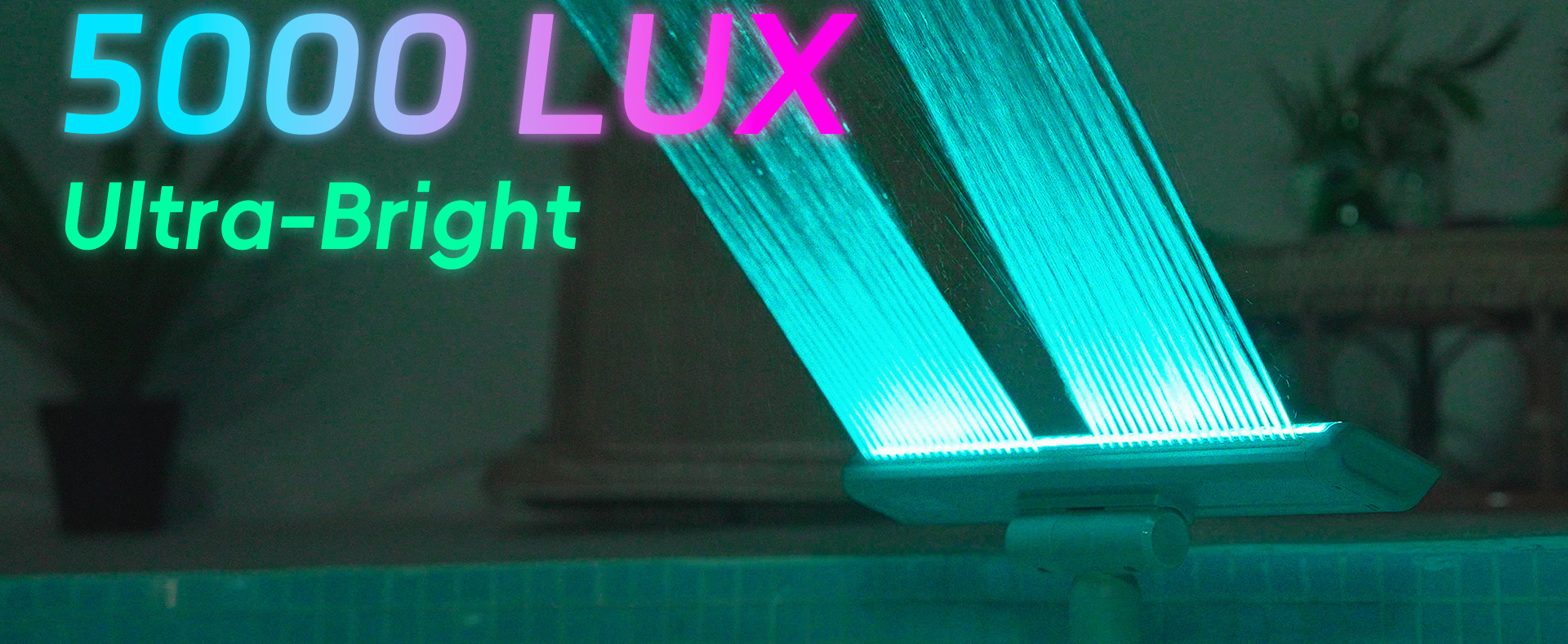 Amazon.com: Solar-Powered Pool Fountain with 10-Color 4-Mode