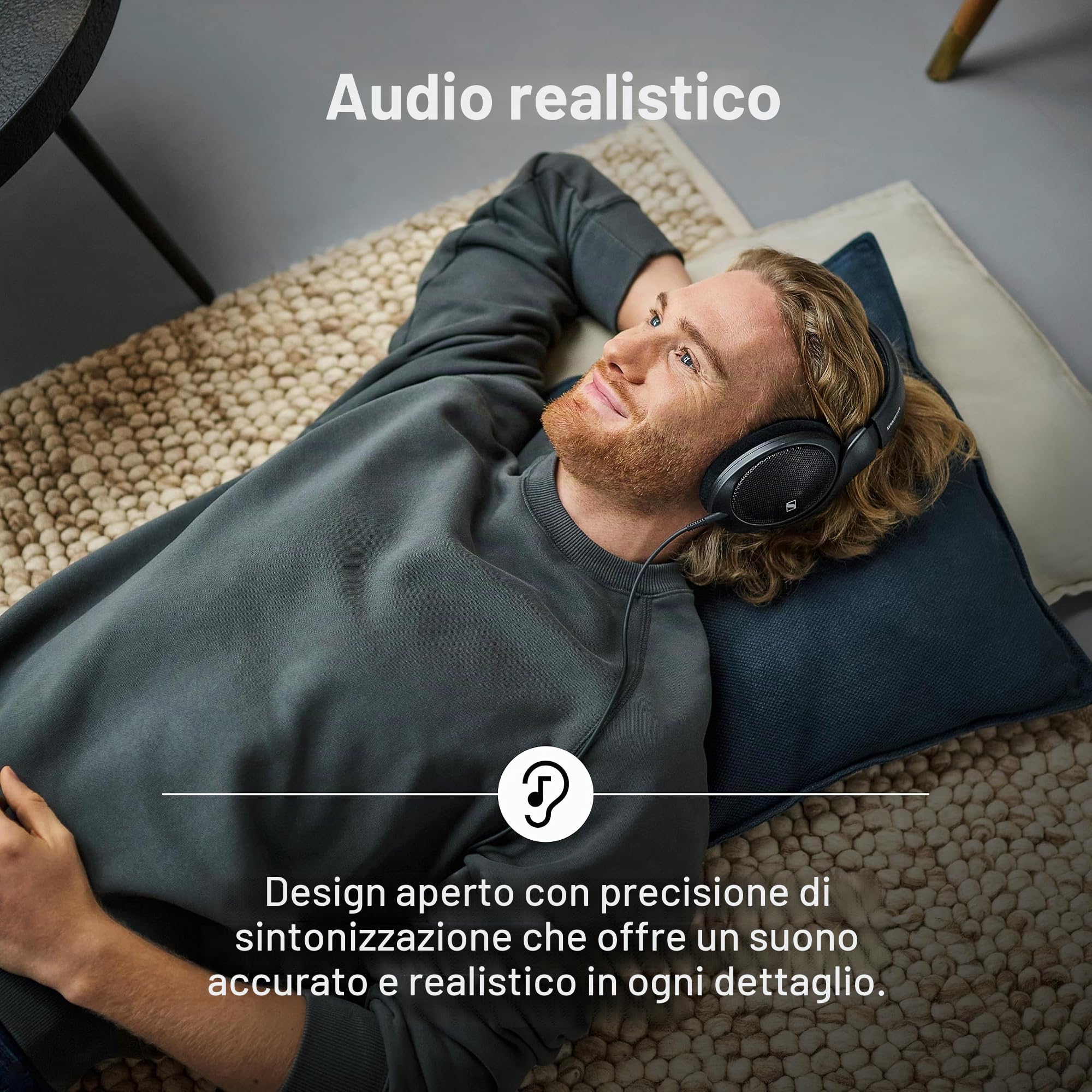 Sennheiser HD 560S Cuffia Aperta Reference-Grade, Jack 3.5 mm, Nero