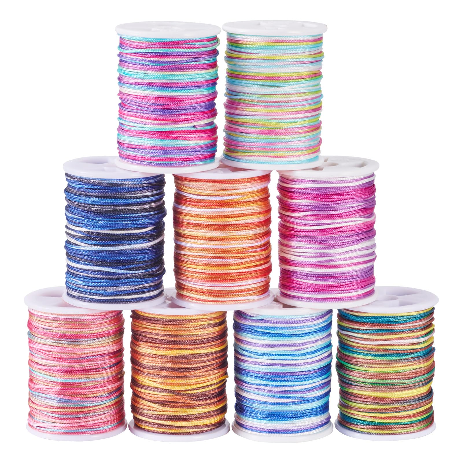 Fil polyester coloré 0,8mm pour créer vos bracelets d'été et nœuds chinois