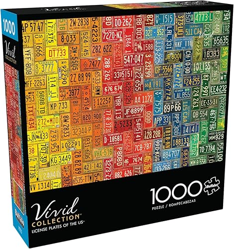 Miniatura 3 de Buffalo Games - Matrículas de los Estados Unidos - Rompecabezas de 1000 piezas para adultos, rompecabezas desafiante perfecto para noches de juego -
