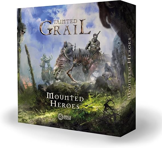 Awaken Realms Tainted Grail Mounted Heroes Miniatures COMPONENT UPGRADE - Enhance Your Gameplay with Detailed Components! Ages 14+, 1-4 Players, 2-3 Hour Playtime, Made by Awaken Realms