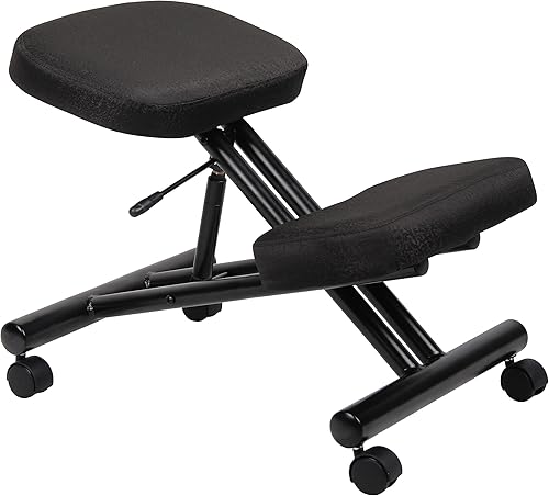 Boss B248 taburete ergonómico para rodilla - Color negro, Metal Madera, Negro
