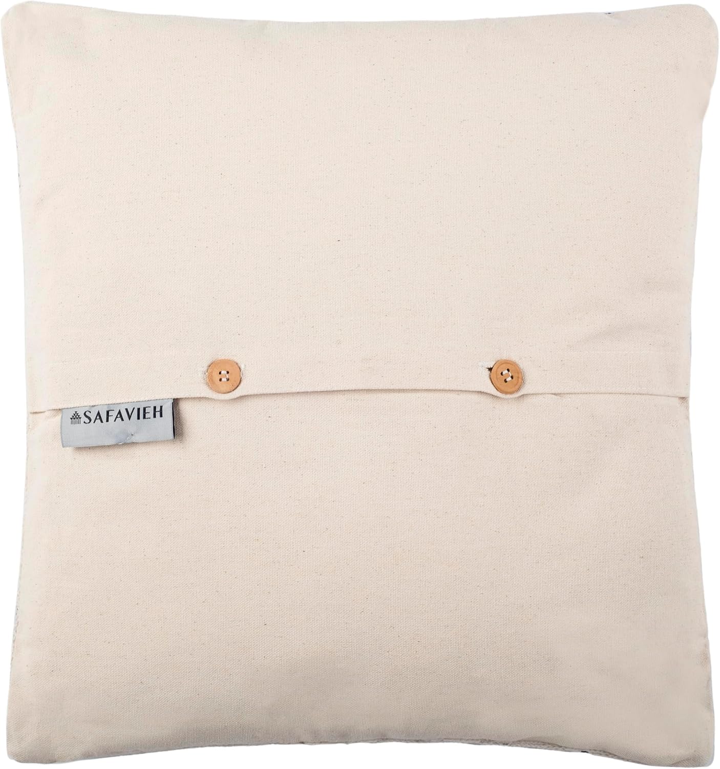 SAFAVIEH Pillows Collection Striped Taelea Decorative Pillow, 18-Inch, Charcoal, Set of 2