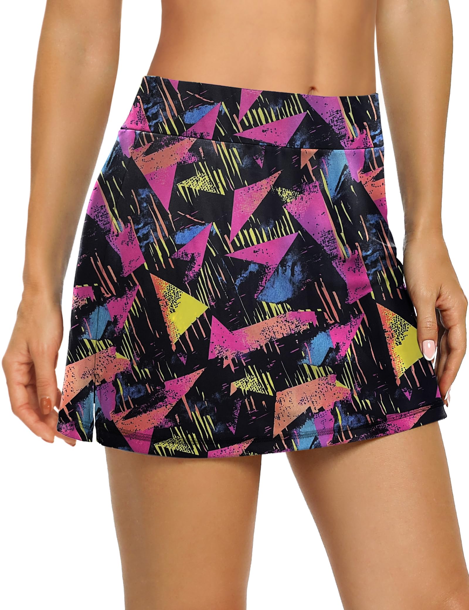 LouKeith Tennis Skirts for Women Golf Athletic Activewear Skorts Mini Summer Workout Running Shorts with Pockets