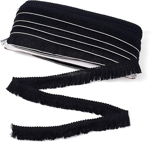 Miniatura 83 de KISSITTY Cinta de encaje de fibra de poliéster de 27 yardas para coser vestidos, ropa, manualidades, decoración del hogar, color marrón coco