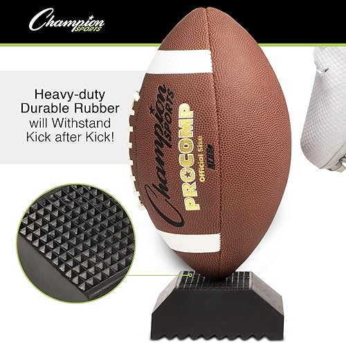 Miniatura 47 de Champion Sports Premium Football Kicking Tee for Kickoff Practice - Ball Holder Tees for Footballs - Kicking Block and Accessories for Adults, Kids