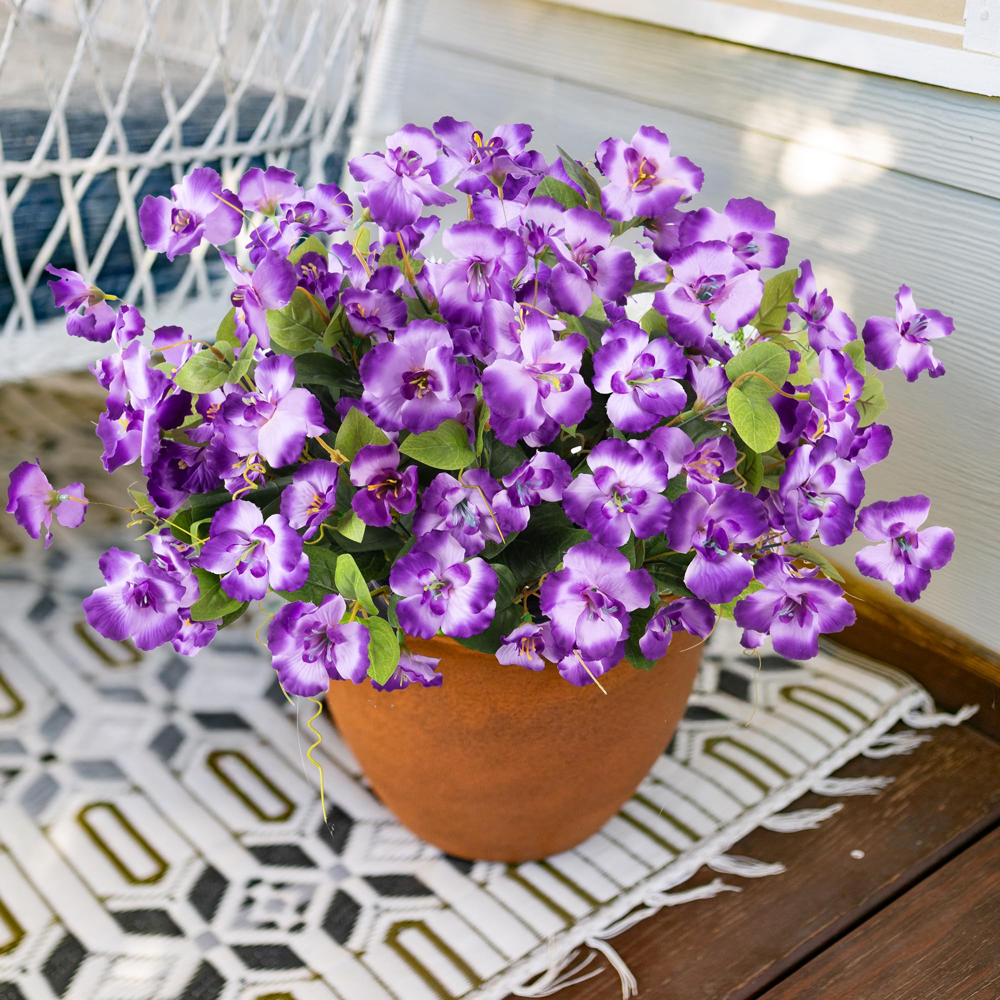 Amazon.com: Fake Hibiscus Artificial Flowers for Outdoors Spring