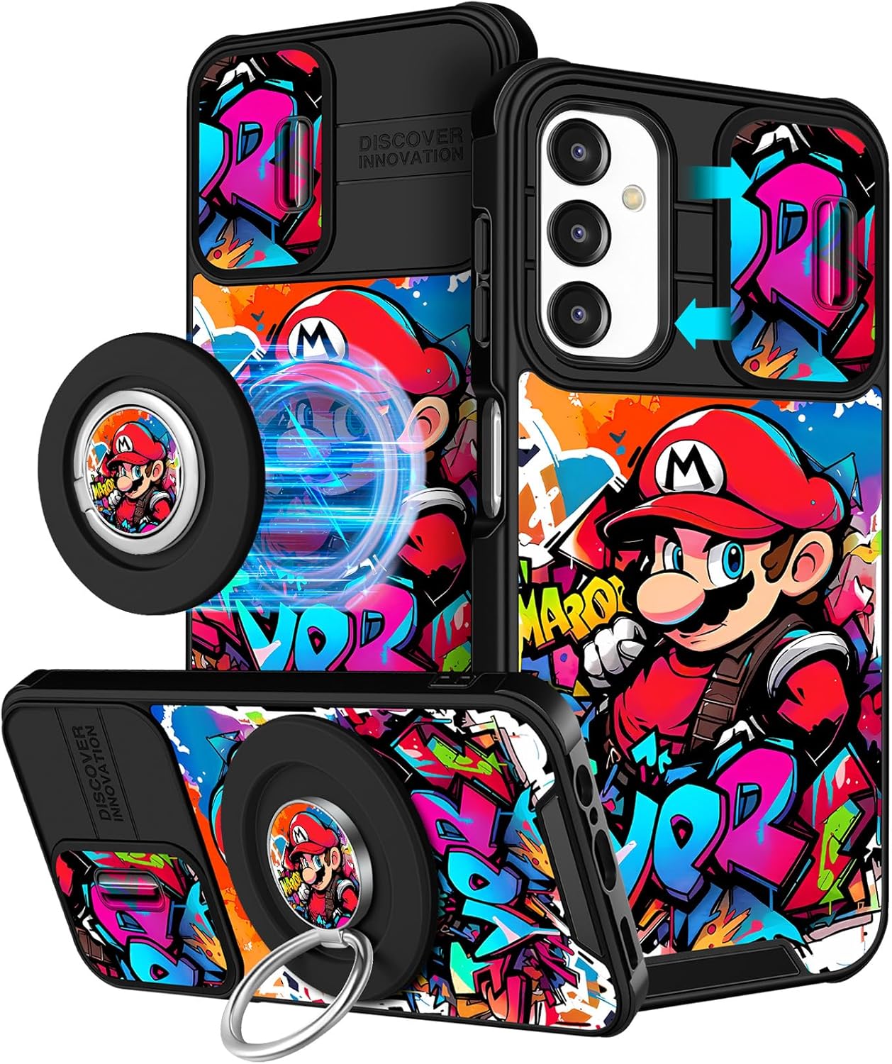 Qerrassa for Samsung A15 Phone Case – Compatible with Magsafe Ring Holder & Camera Cover Cute Cartoon for Samsung Galaxy A15 Phone Case for Women Kawaii Funny Shockproof for Samsung A15 Case, Maliao Qerrassa for Samsung A15 Phone Case – Compatible with Magsafe Ring Holder & Camera Cover Cute Cartoon for Samsung Galaxy A15 Phone Case for Women Kawaii Funny Shockproof for Samsung A15 Case, Maliao