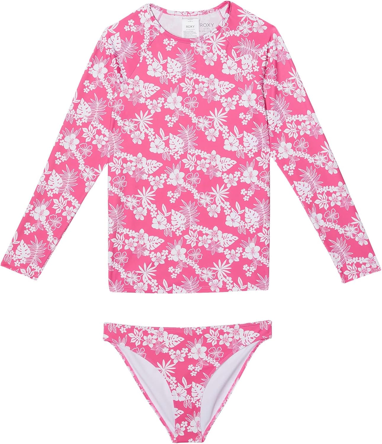 Roxy Girl's Aloha Spirit Long Sleeve Rashguard Set (Big Kids)