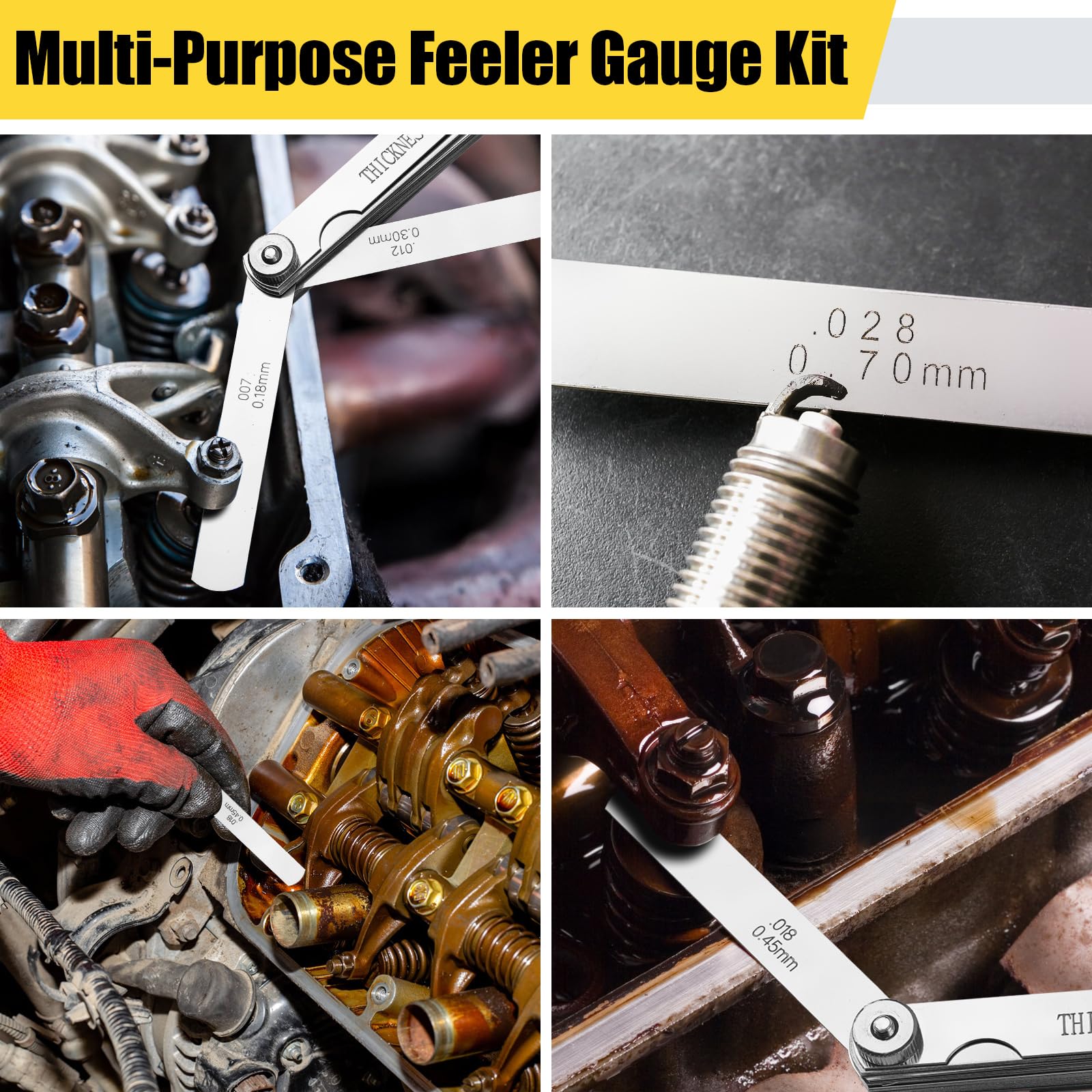 Feeler Gauge Set - Precision Gap Measurement Tool -6