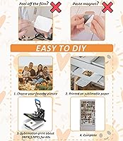 Vista 4 de 20 imanes de sublimación en blanco, 3 x 4 pulgadas, imán personalizado para nevera, sublimación, impresión de refrigerador, a granel para cocina