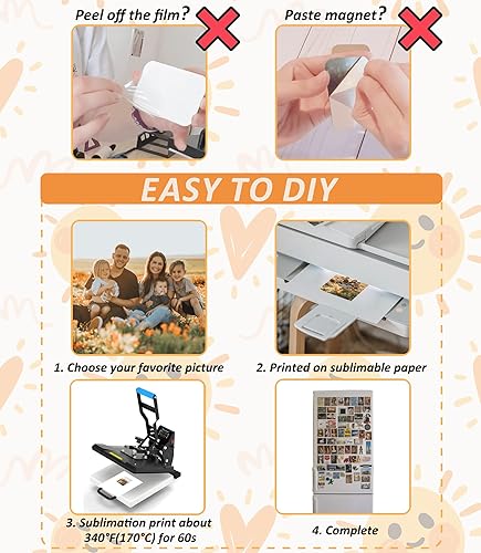 Miniatura 4 de 20 imanes de sublimación en blanco, 3 x 4 pulgadas, imán personalizado para nevera, sublimación, impresión de refrigerador, a granel para cocina,