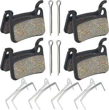 Road Passion Bike Brake Pad for Disc Brake M505 M535 M545 M585 M595 M596 M601 M665 M765 M775 M776 M800 M965 M966 M975 BR-T665 Alfine A500 BRS505 BRS501 BRS500 Hone M601 Bicycle