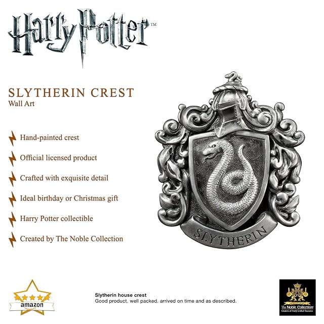 Foto 3 de 5 de La Colección Noble Slytherin House Crest Harry Potter