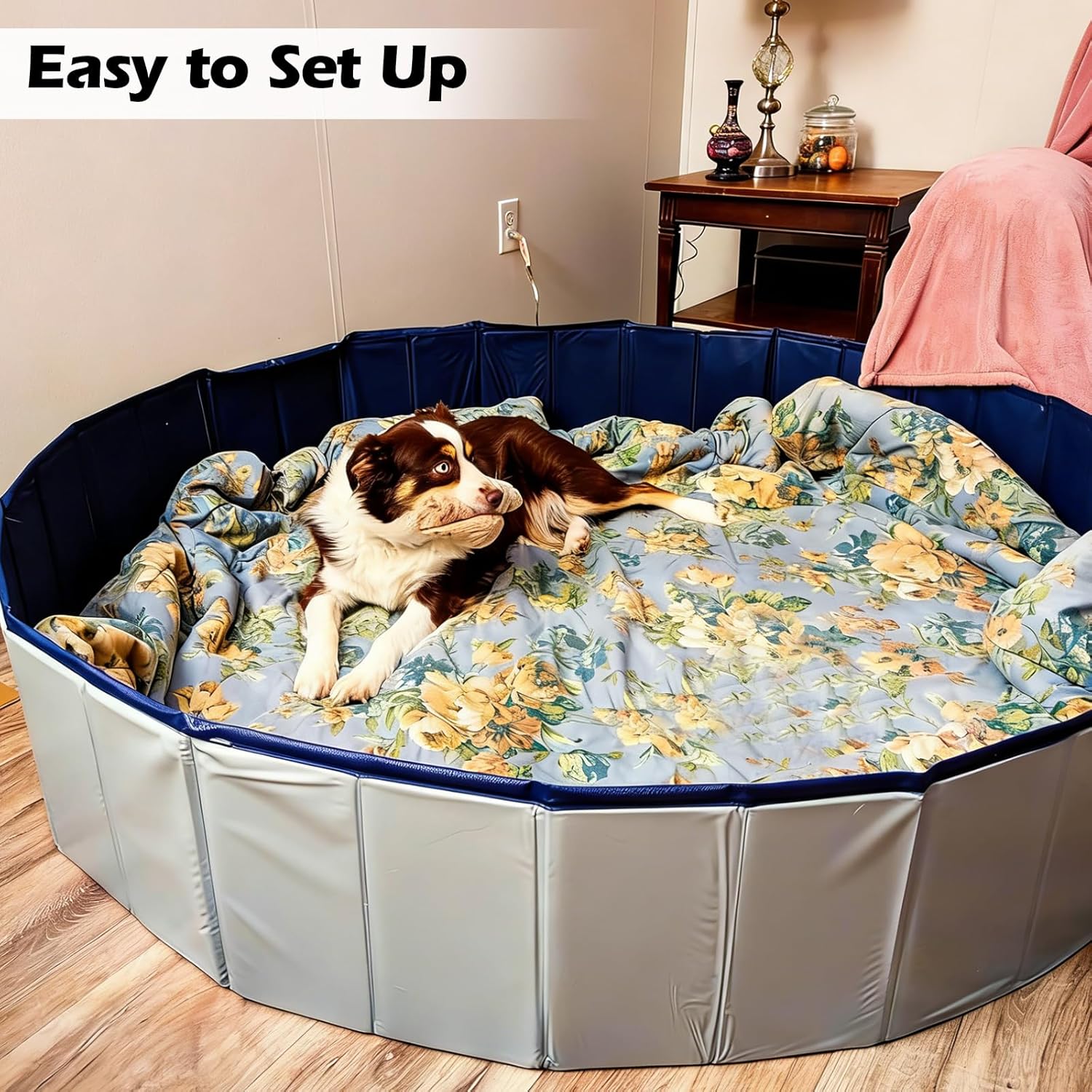 Artilife Dog Whelping Box Pool,Whelping Box for Dogs Birthing,Welping Box Whelping Pen for Puppies Whelping Supplies