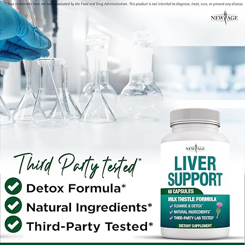 Miniatura 5 de Liver Cleanse Detox & Repair - Milk Thistle Supplement - Liver Support with Choline, Artichoke Extract, Chicory & Dandelion Root Supplement - Milk