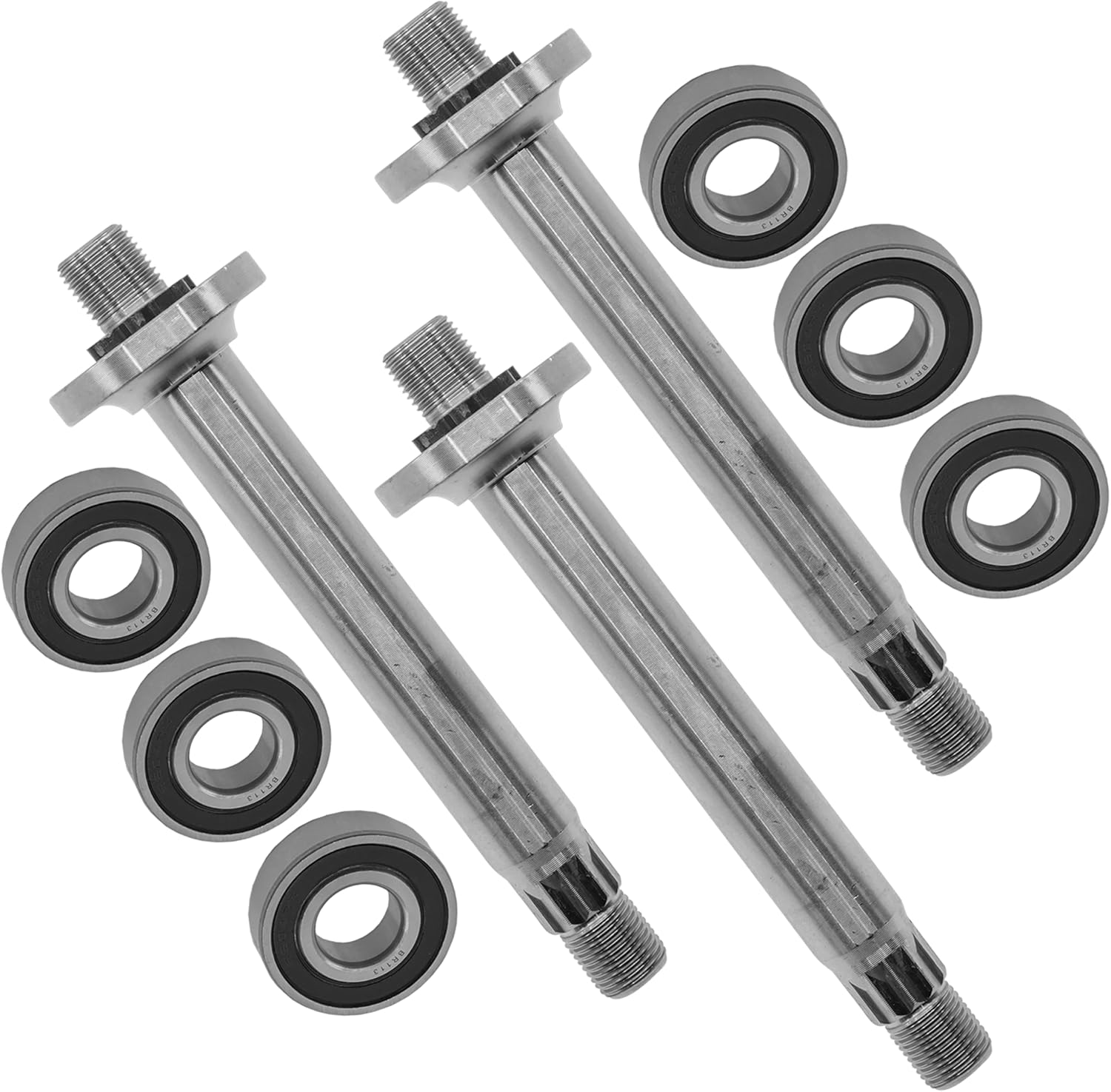 Caltric 3 Spindle Shaft w/Bearing Cub Cadet Compatible With MTD 7381186A 7381186 75306348 738-1186