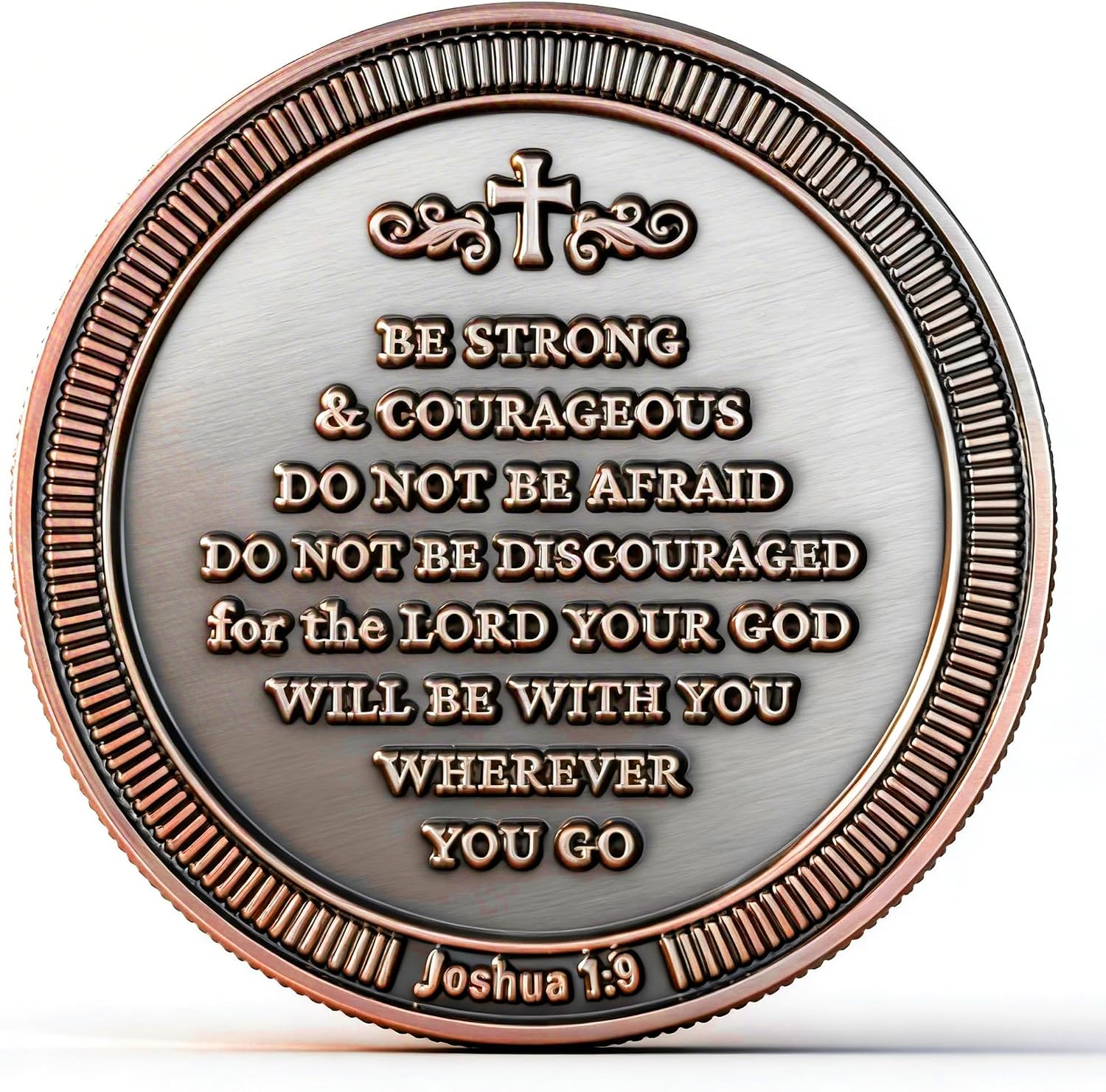 Lion of Judah Challenge Coin – Christian Pocket Token of Strength & Faith, Zinc Alloy Medallion, Spiritual Gift & Daily Reminder