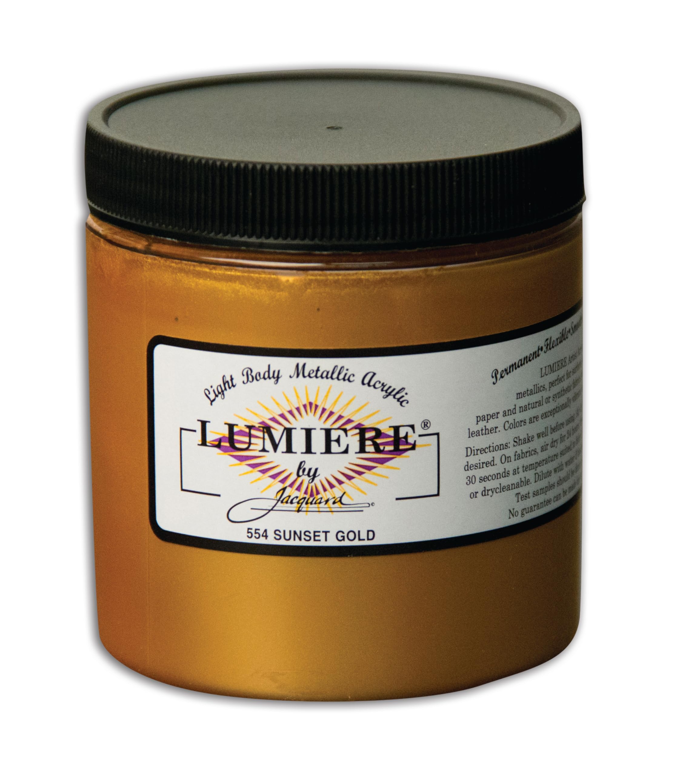 Peinture acrylique métallique Jacquard Lumiere pour rénover et décorer sans craqueler