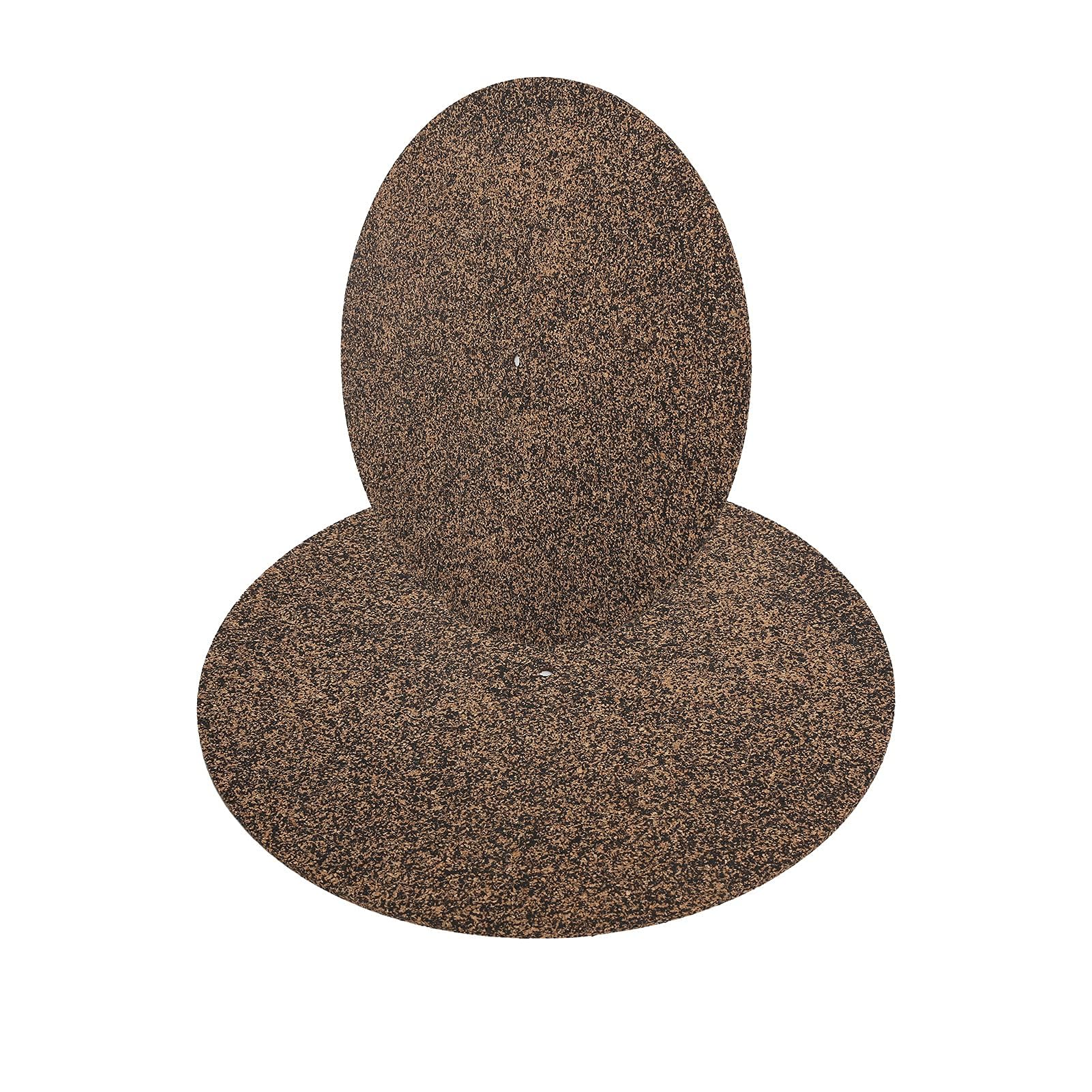 12-calowa Winylowa Mata Gramofonowa, Korkowa Mata Gramofonowa Cork Slipmat do Płyt LP, Antypoślizgowa Antystatyczna Mata Korkowa Redukuje Hałas Korek do Domowych Gramofonów Wystrój i Wyposażenie DJ-ów